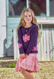 James C Brett Girls Jumper Knitting Pattern JB793 Children DK