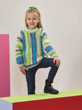 James C Brett Knitting Pattern JB769 Childrens Jumper, Chunky yarn