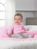 Peter Pan Knitting Pattern PP004 Baby Jumper and Blanket, DK yarn